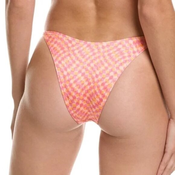 L*Space Van Damme Bitsy Bikini Bottom in Heat Waves New Womens Swimsuit - Picture 2 of 10